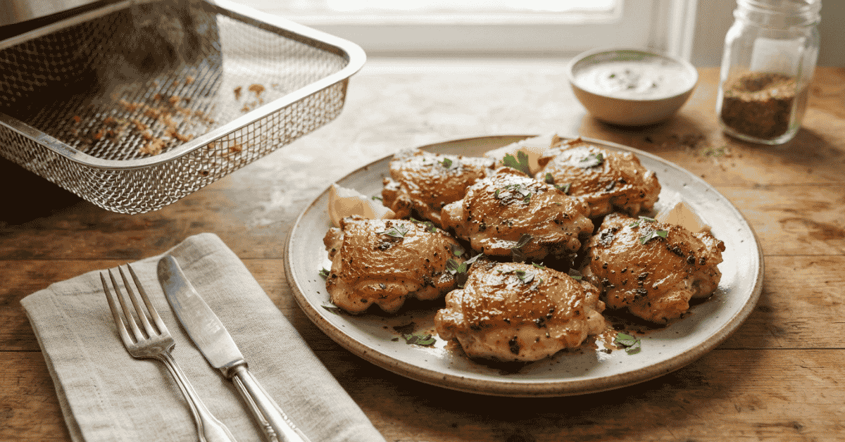 Air Fry Boneless Chicken Thighs Recipe: Juicy Joy