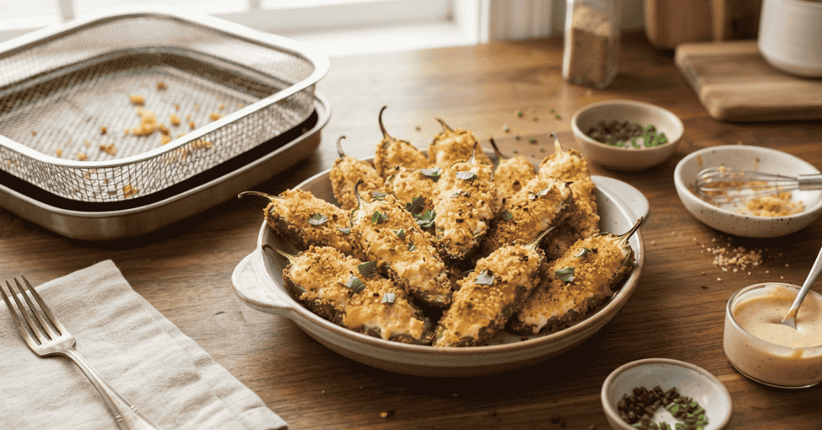 Air Fryer Jalapeño Poppers Recipe: Bold Cozy Bites