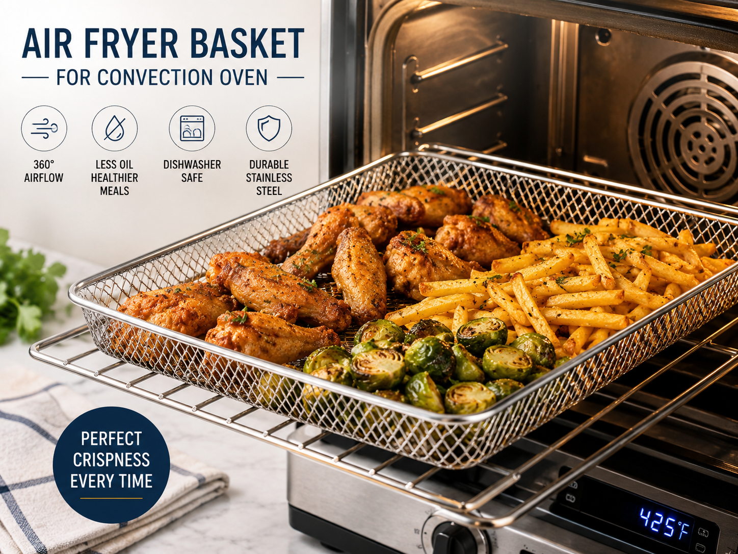 air fryer basket for convection oven