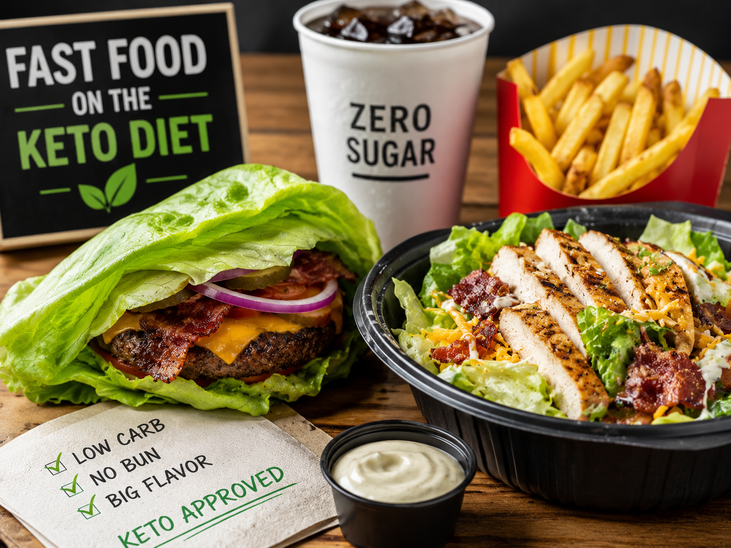 fast food on the keto diet