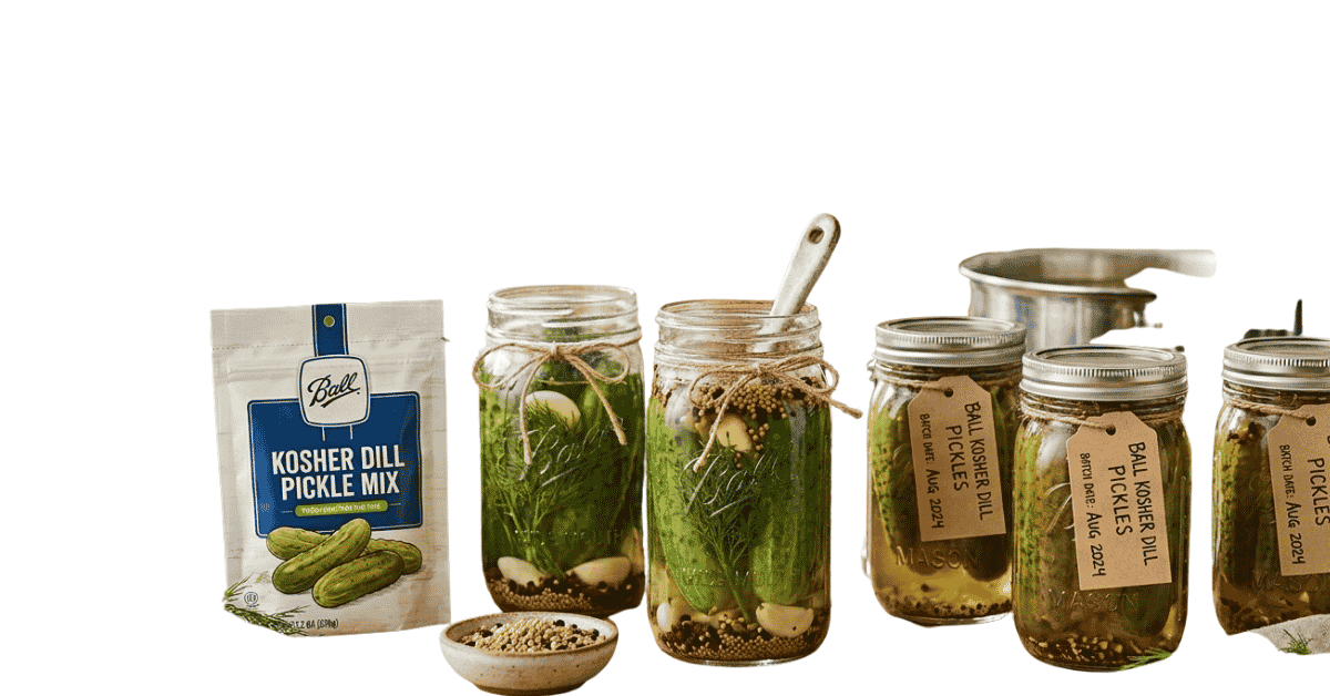 ball kosher dill pickle recipe