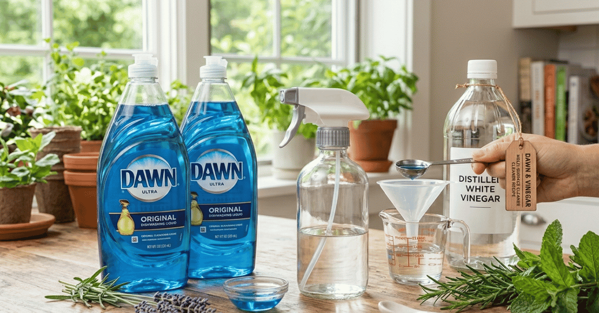 dawn and vinegar cleaning recipe