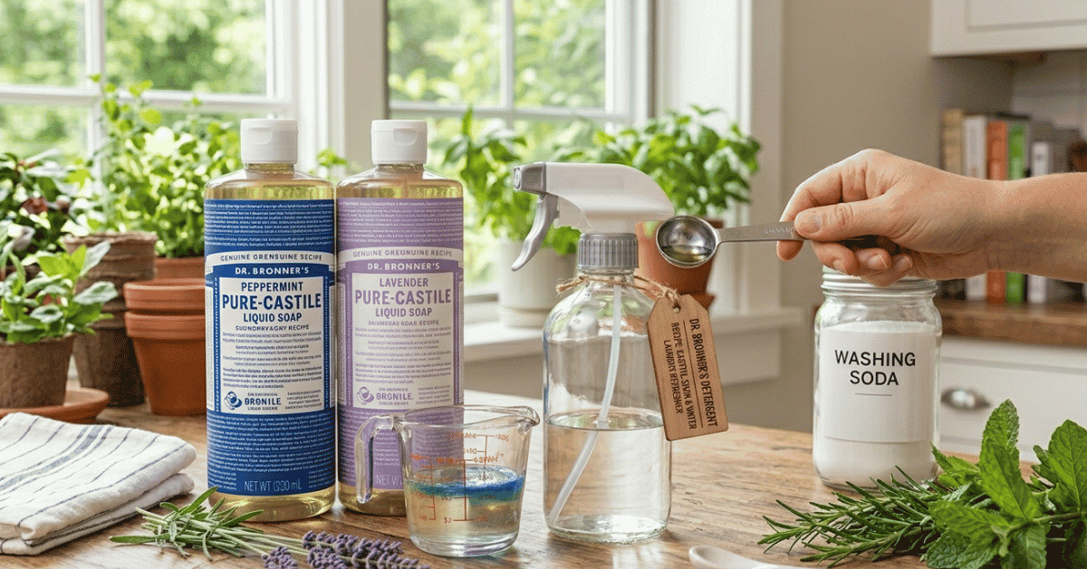 dr bronner laundry detergent recipe