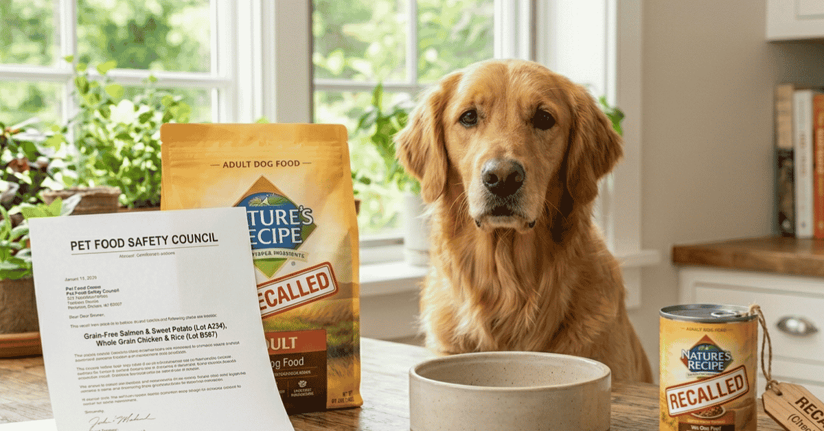 nature recipe dog food recall