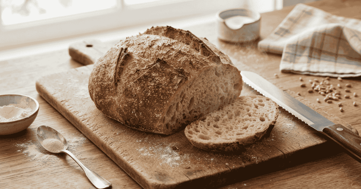 1 Hour Crusty Bread Recipe, Pure Joy
