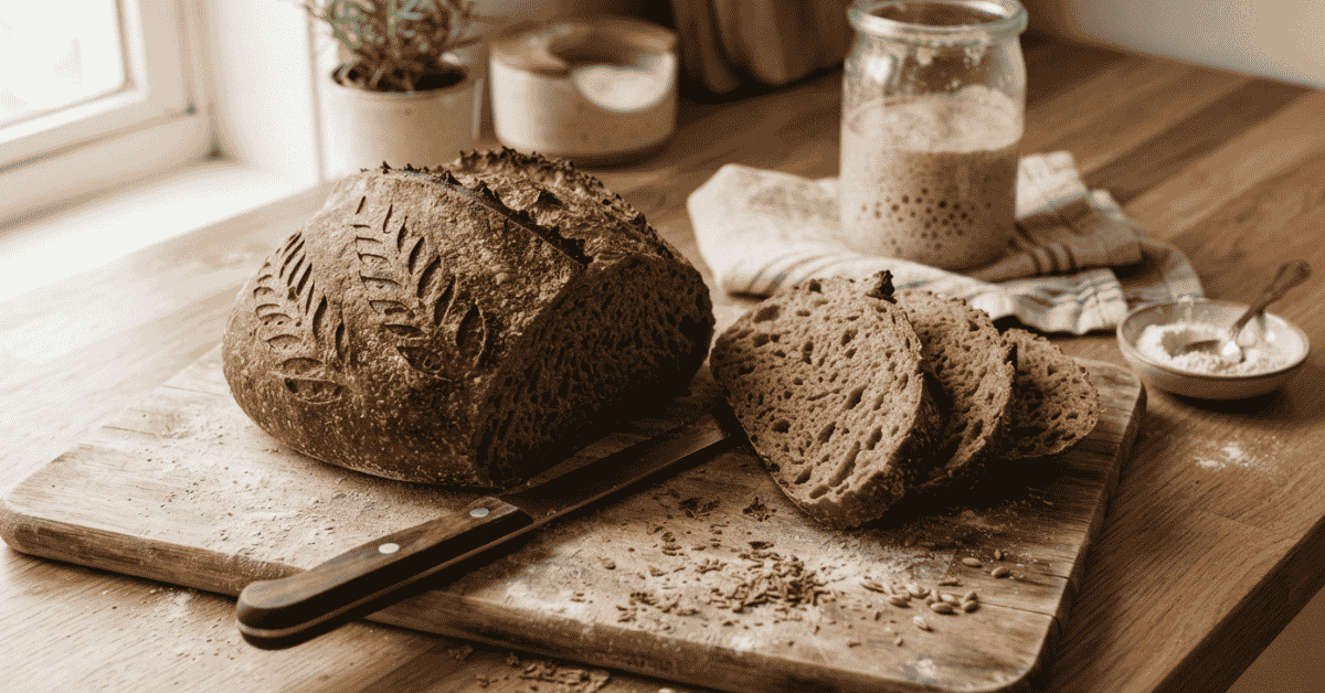 100 Whole Wheat Sourdough Bread Recipe