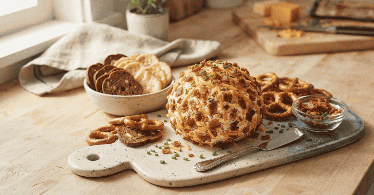 Bacon Cheddar Cheese Ball Recipe: Epic Cozy Zing