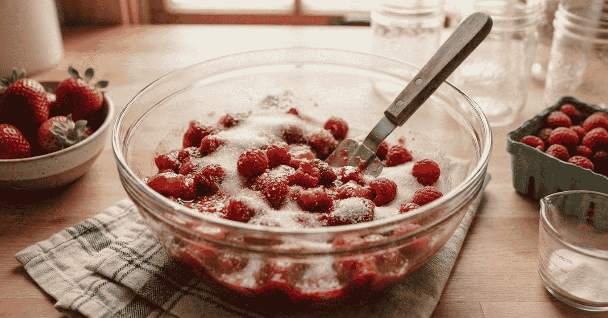Build the Freezer Jam Base