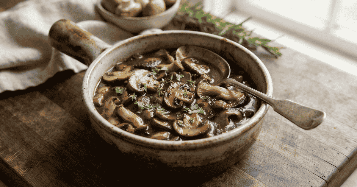 Mushroom Demi Glace Sauce