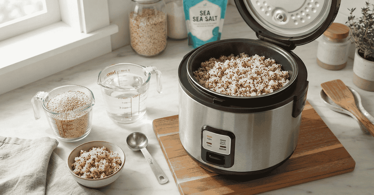 Water Ratio for Quinoa in a Rice Cooker