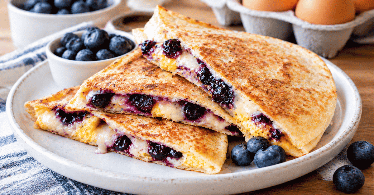 Blueberry Breakfast Quesadilla Recipe for Pure Joy