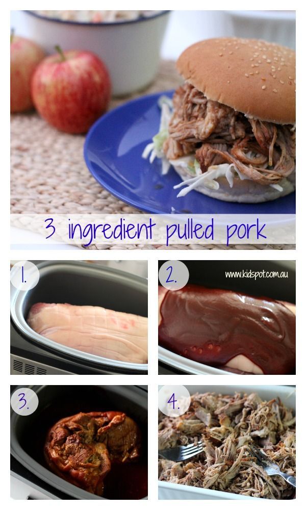 3 Ingredient Pulled Pork Recipe